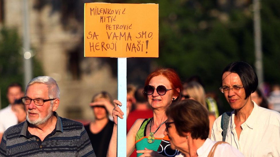protest, Beograd, Srbija protiv nasilja