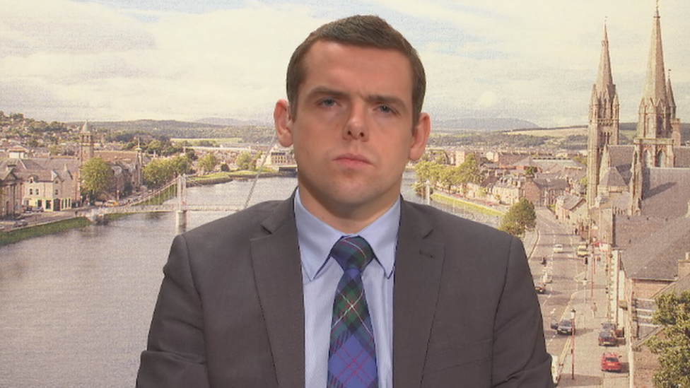 Who Is Scots Tory Leader Douglas Ross BBC News