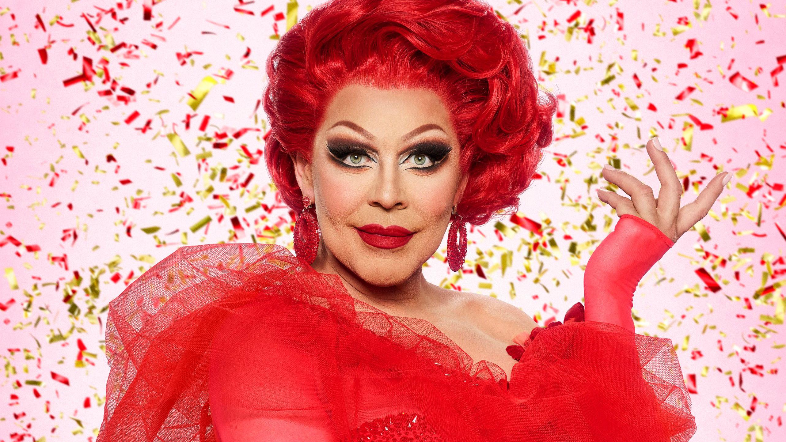 red dress drag queen Drag Queens from RuPaul's Drag Race