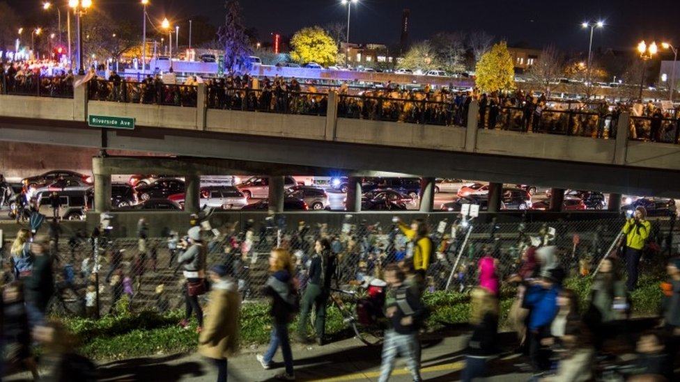 протест в Миннеаполисе