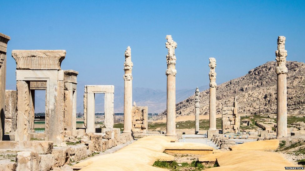 Руины Персеполя, построенного 2500 лет назад