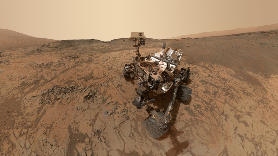 Селфи марсохода Curiosity