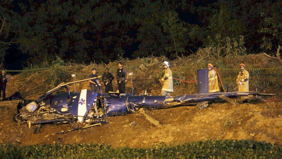 Brazil: No evidence Rio police helicopter was shot down - BBC News