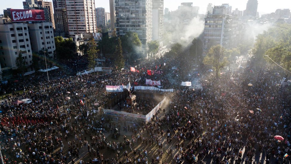 Marcha en Chile, 18 oct 2021