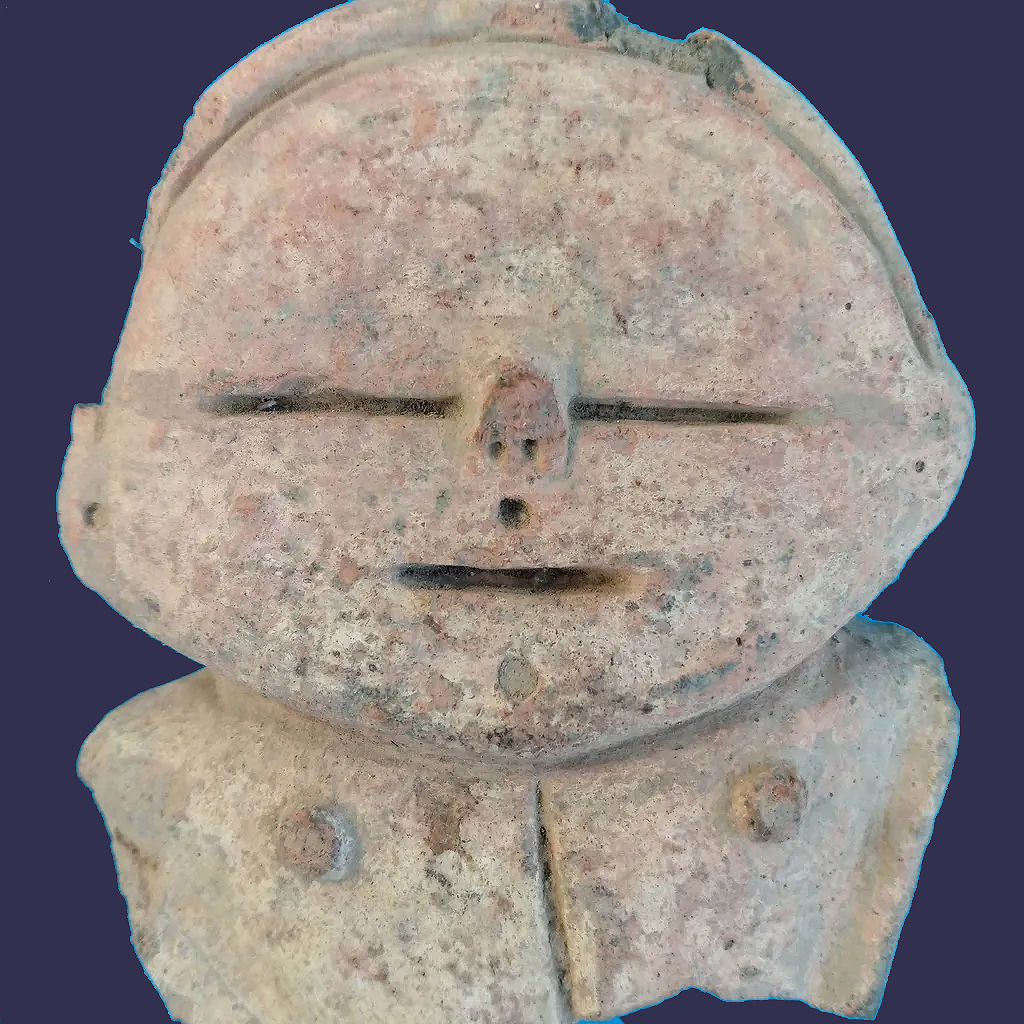 Figurilla de cerámica en forma de persona