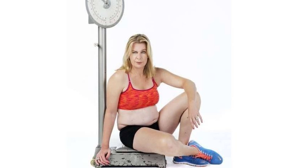 Кэти Хопкинс во время набора веса для телевизионного документального фильма в сети TLC