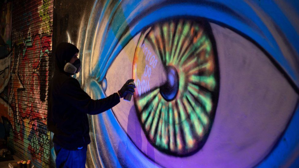 Mural de un ojo