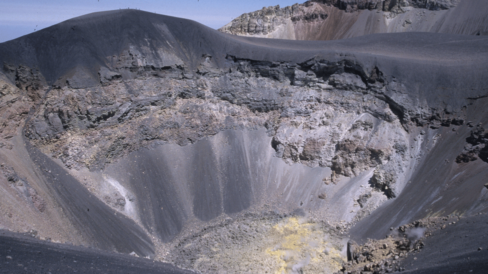 El cráter