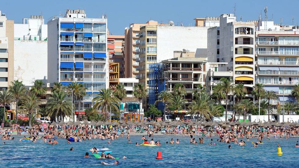Playa El Arenal en Palma de Mallorca