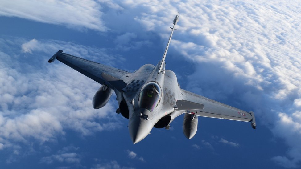 Fransız Hava Kuvvetleri'ne ait bir Rafale uçağı