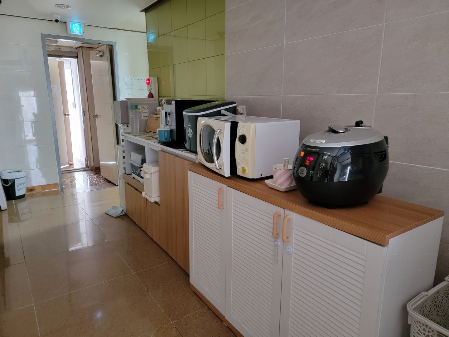 Cozinha de microapartamento na Coreia do Sul