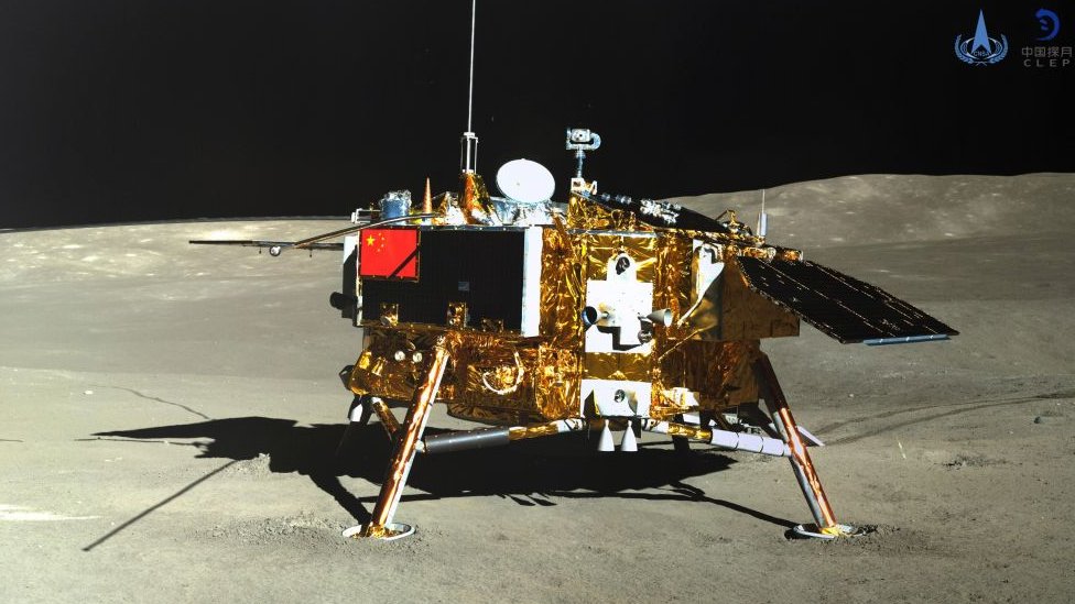 sonda china Chang'e-4 en la Luna