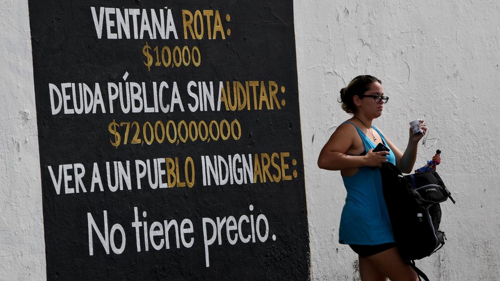 La deuda de Puerto Rico se convirtió en un problema político. Aviso sobre la deuda externa