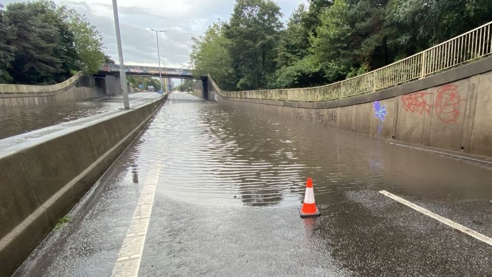 Bristol M32 reopens after closure from flooding