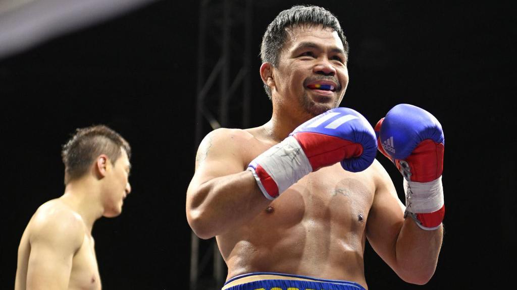Manny Pacquiao: Boxing legend to fight Mario Barrios for world title on 19  July - BBC Sport
