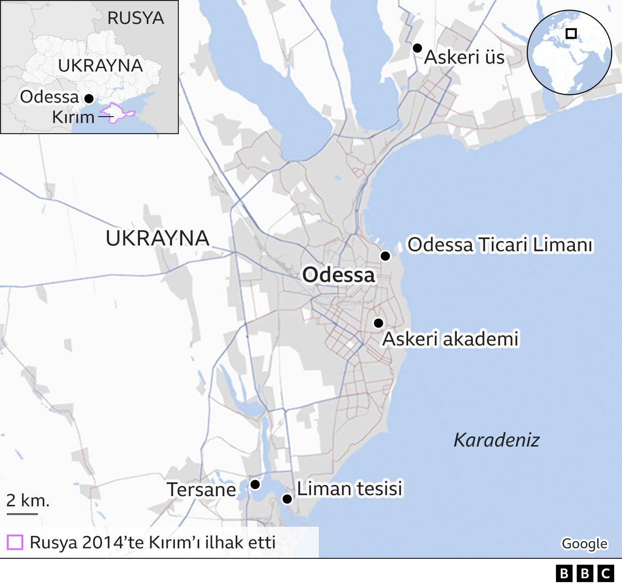 Rusya-Ukrayna savaşı: Odesa, Rus birliklerinin yeni gayesi mi olacak?