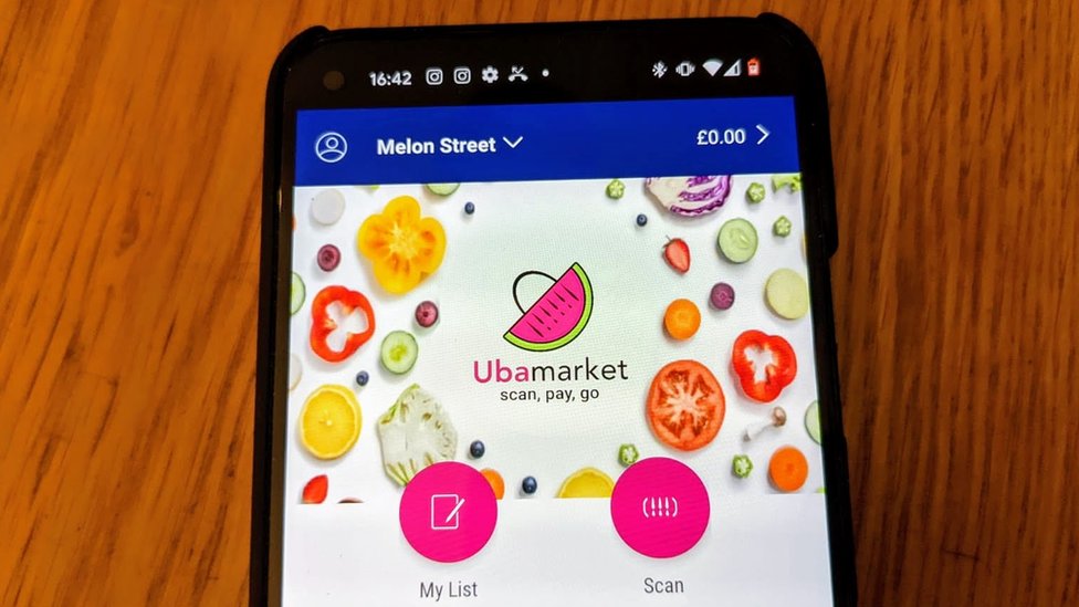 The Ubamarket app