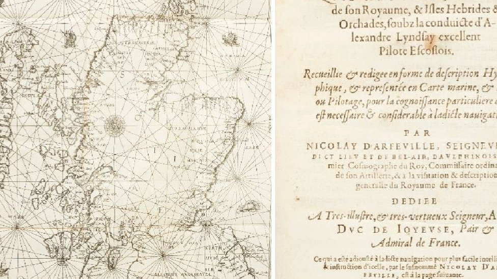 Самая старая шотландская морская карта