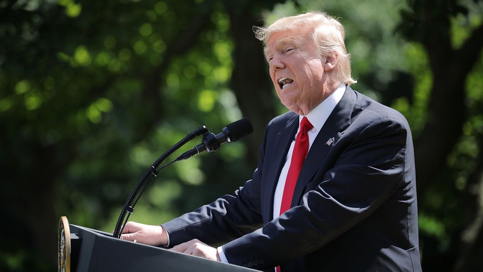 Президент Трамп у червні оголосив, що виведе США із