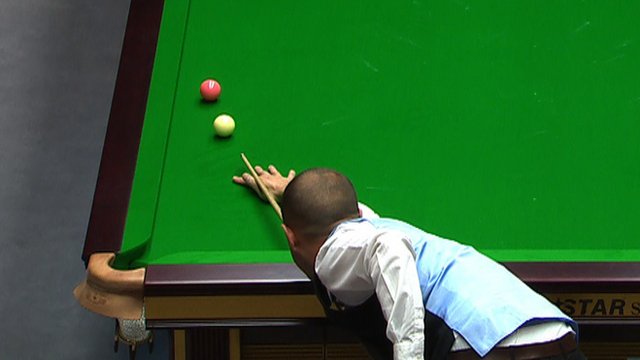 Barry Hawkins at the 2016 Masters