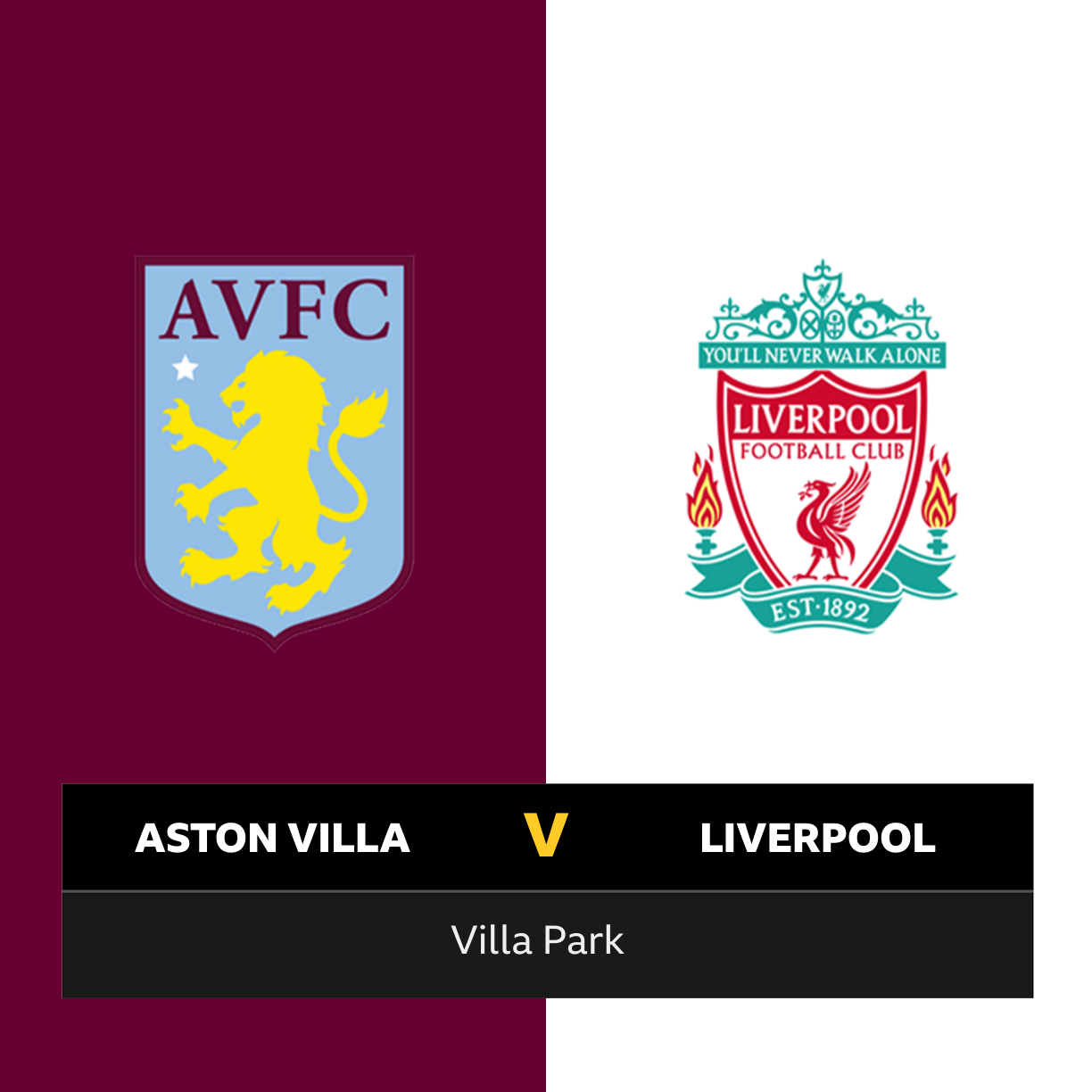 F/ufeffollow Aston Villa v Liverpool live