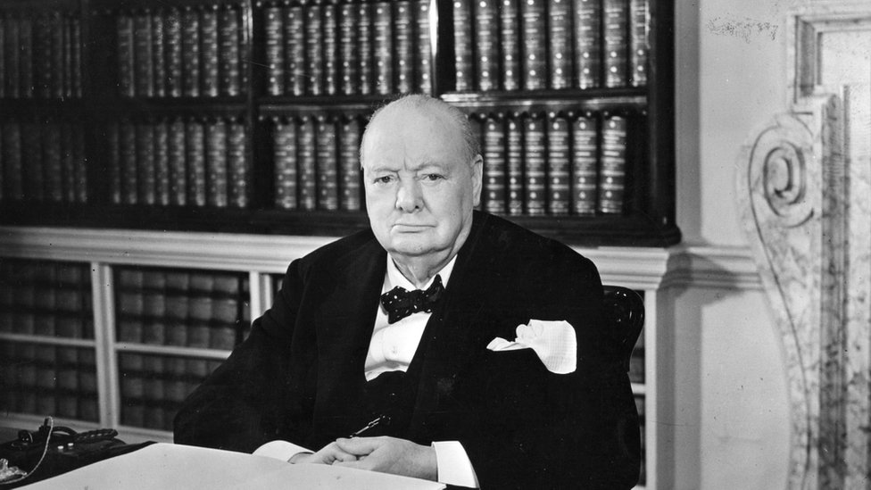 Сэр Уинстон Черчилль, снимок 1953 года
