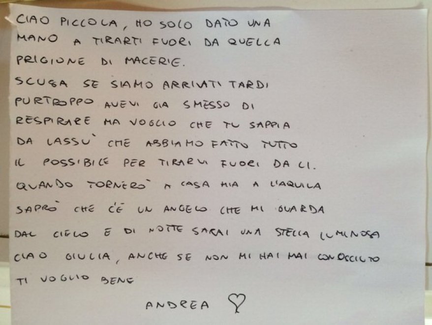 Письмо Андреа Джулии