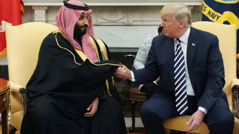 ترامب وبن سلمان في واشنطن 2018