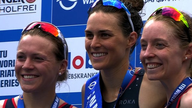 Holland and Stanford on podium in Hamburg