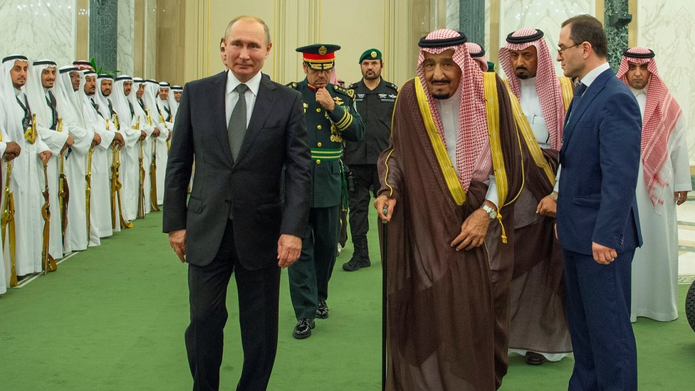 الرئيس بوتين في السعودية