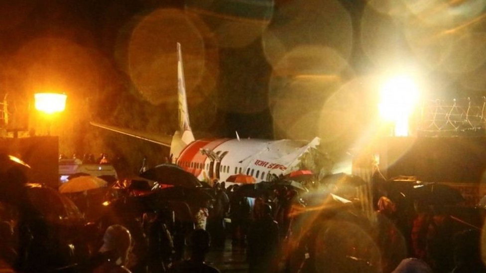 Avión accidentado