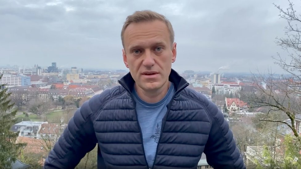 In his Instagram post Mr Navalny said Russia's president was doing all he could to stop him coming back