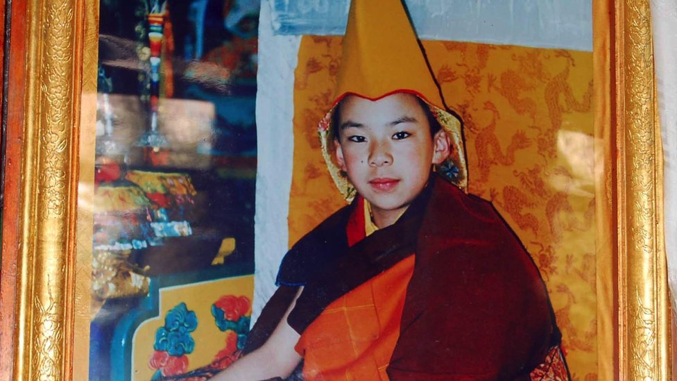 A picture of the new Panchen Lama, chosen by China