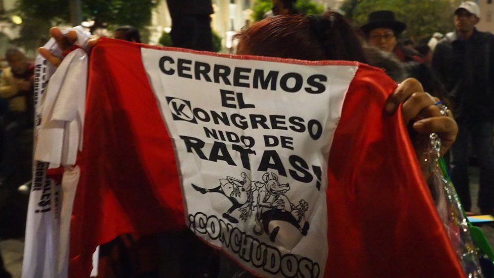 bandera con el mensaje