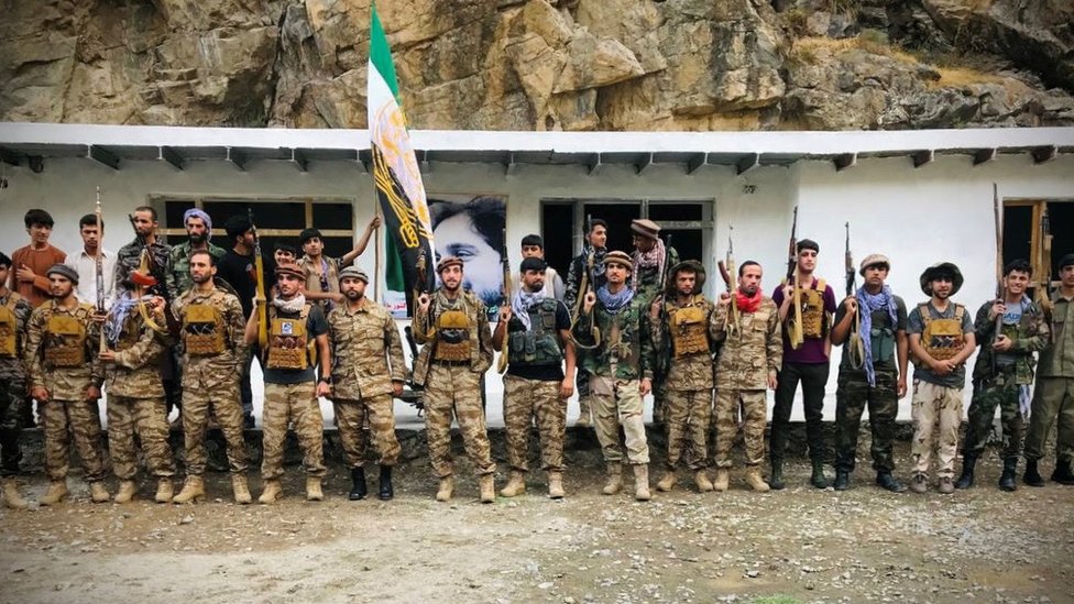 Combatientes de la resistencia de Panjshir
