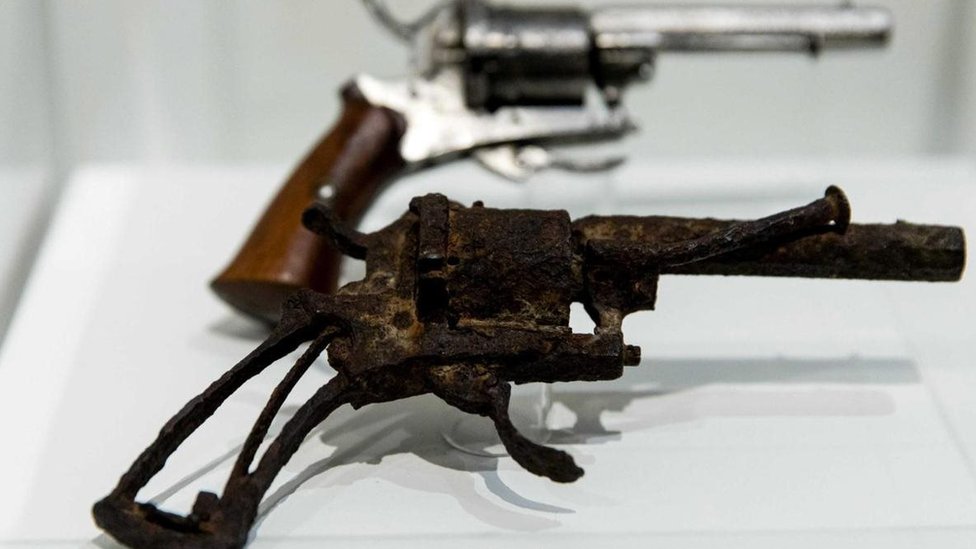 El revólver con el que Van Gogh se disparó