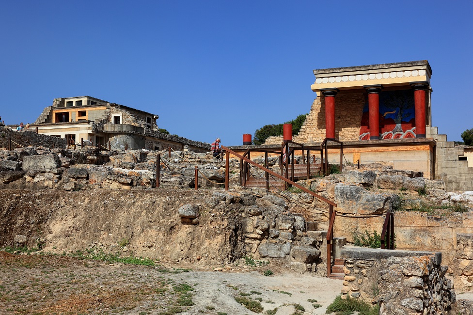 Creta, Cnosos, complejo del palacio de Minos