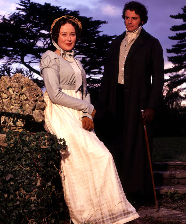 Es mucho más que una novela de amor. Jennifer Ehle y Colin Firth interpretando a Elizabeth Bennet y Fitzgerald Darcy en la serie de la BBC de 1995.