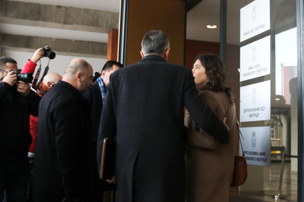Iva Ilinčić, glumica, saslušanje