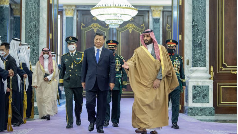 ولي العهد السعودي و الرئيس الصيني شي جنبنغ في الرياض