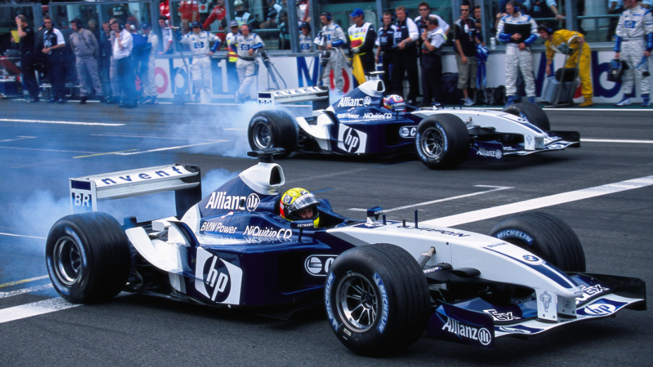 Williams 2003 F1 car back on the track after two decades