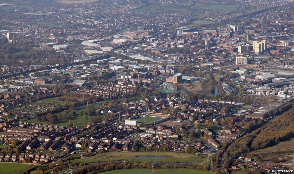 Wakefield from the air