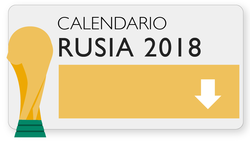Descarga el calendario del Mundial de Rusia 2018.