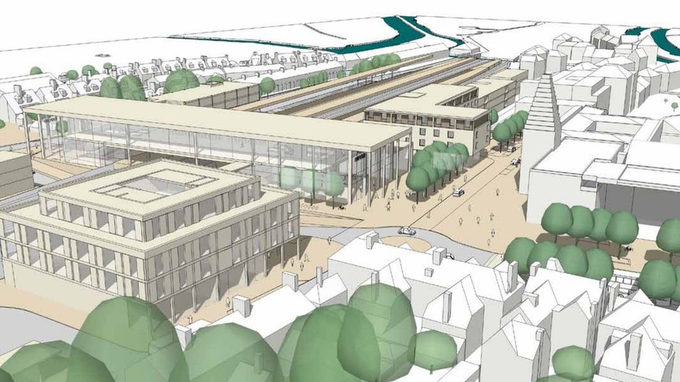Plan for £125m Oxford station revamp released BBC News