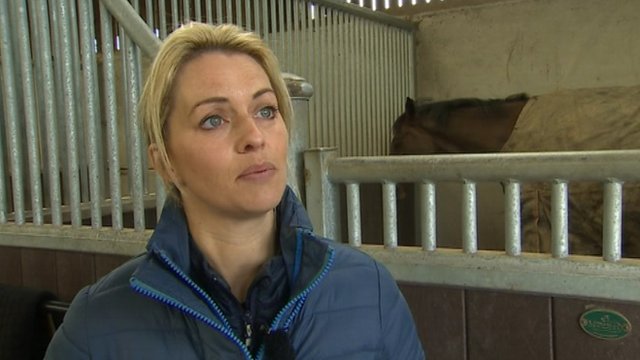 Pembrokeshire-based race horse trainer Rebecca Curtis
