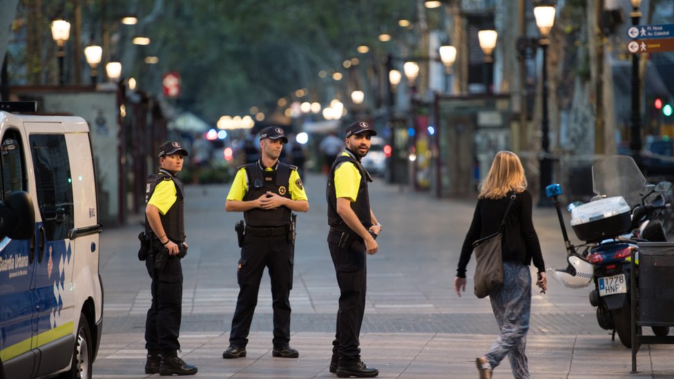 En el ataque en Las Ramblas murieron 13 personas. Las Ramblas
