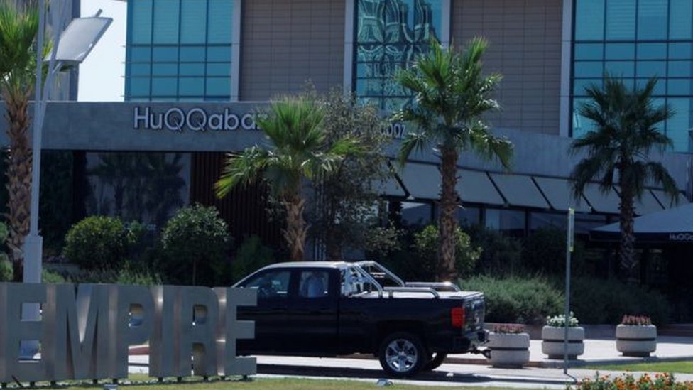 المطعم الذي شهد الهجوم في إربيل