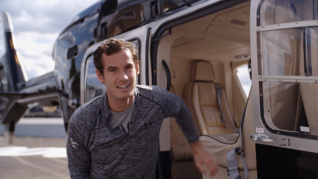 Murray takes helicopter tour of London