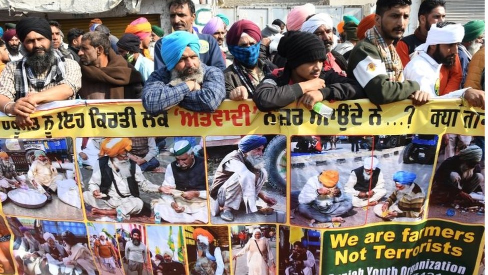 Фермеры протестуют в Нью-Дели