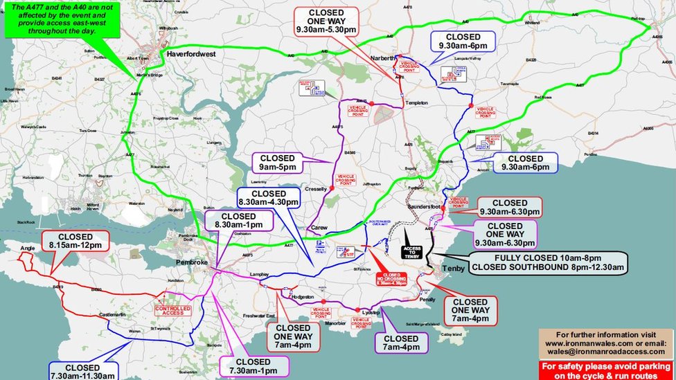 Thousands to cheer Ironman Wales triathletes in Tenby BBC News